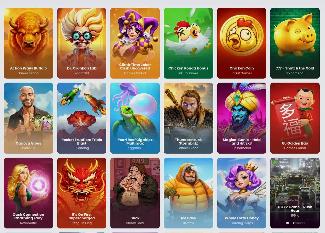 Deloro Casino Spielangebot